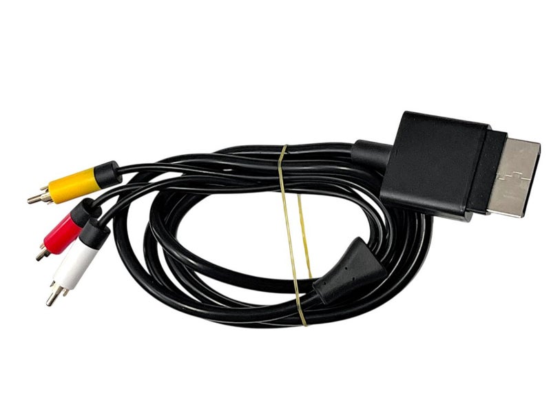 Xbox 360 Composite AV Cable (GENUINE MICROSOFT BLACK) Carousel 2