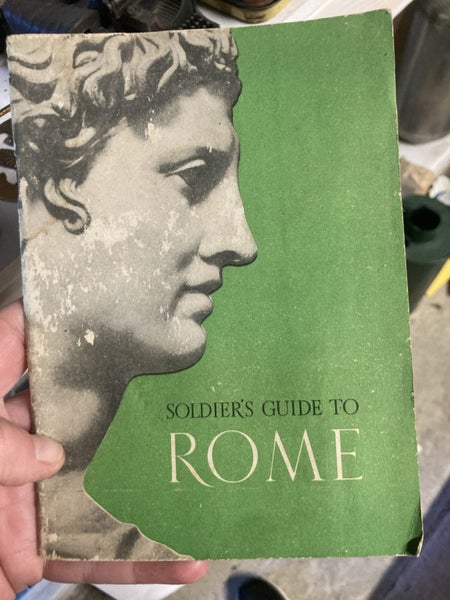 Rare Vintage book soldiers guide to Rome