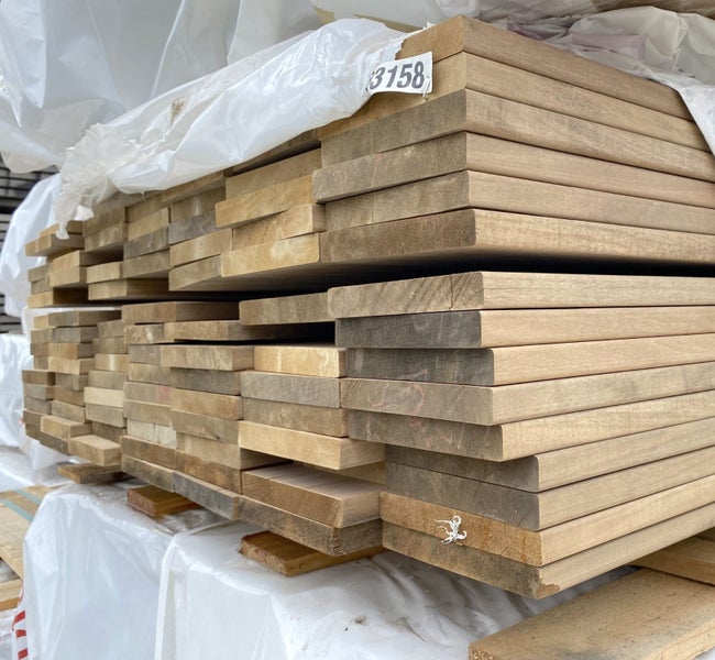 VITEX DECKING, ex 150 x 25mm, 135 x 19mm - SECONDS - 396.9m Carousel 1