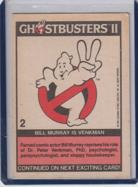 GHOST BUSTERS II BILL MURRAY IS VENKMAN Carousel 2
