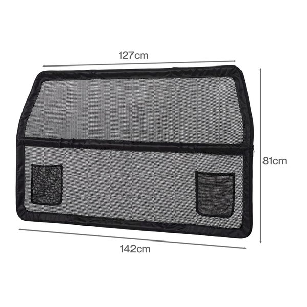 Pawz Dog Car Barrier Guard Back Seat Safety Protector Mesh Net Pet Large Divider Carousel 2