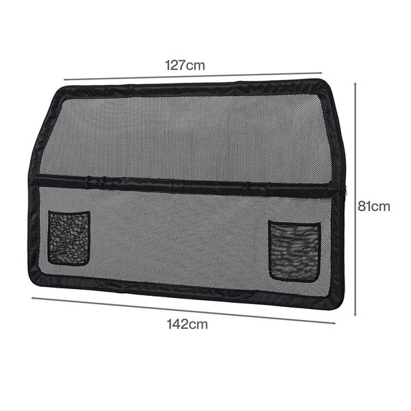 Pawz Dog Car Barrier Guard Back Seat Safety Protector Mesh Net Pet Large Divider Carousel 9