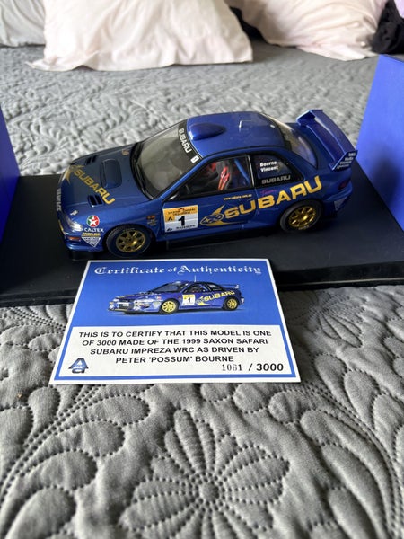 AUTOart 1:18 Possum Bourne Subaru Impreza WRC 1999 - Low #1061/3000 Carousel 5