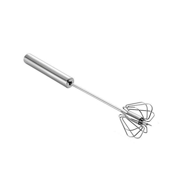 Stainless Steel Egg Beater Semi-Automatic Hand Press Rotary Household Kitchen Ma Carousel 1