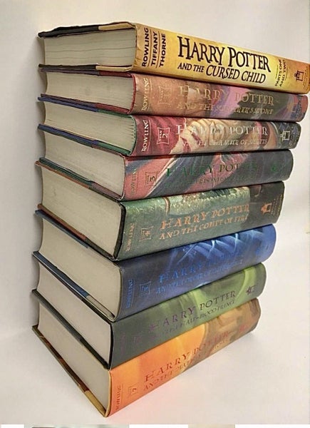 Harry Potter; American 1st Ed Hardcover Set with Cursed Child. Carousel 2