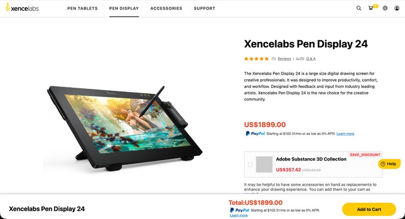 Xencelabs Pen Display 24 Carousel 10