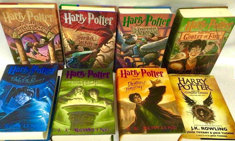 Harry Potter; American 1st Ed Hardcover Set with Cursed Child. Carousel 1
