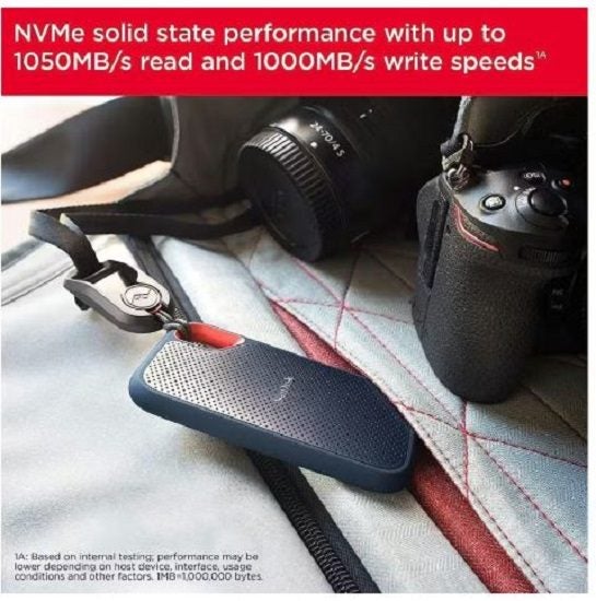 SanDisk Extreme USB 3.2 Portable SSD 2TB (SDSSDE61-2T00-G25) + AfterPay Carousel 4