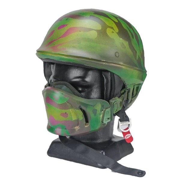 Bell Rogue Motorcycle Helmet w/ Camo Paint Job - XLarge