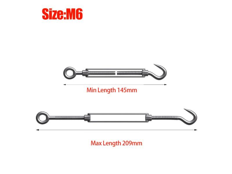 Adjustable Stainless Steel Tension Set For Wire Ropes Carousel 1