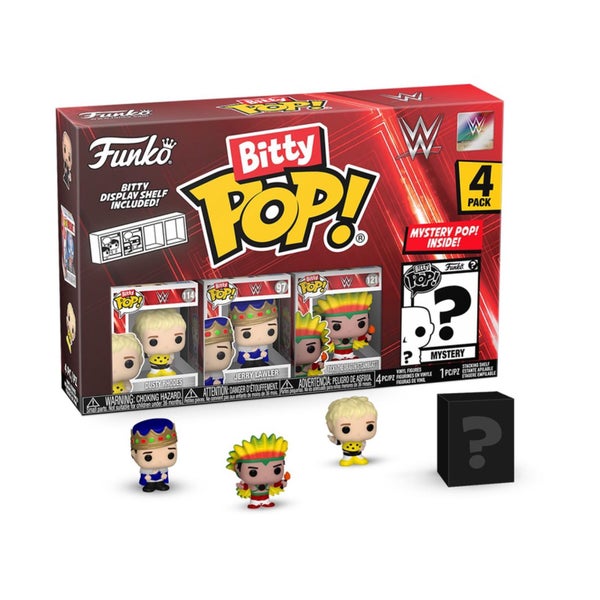 Funko WWE - Dusty Rhodes Bitty Pop!, 4 Pack Carousel 1