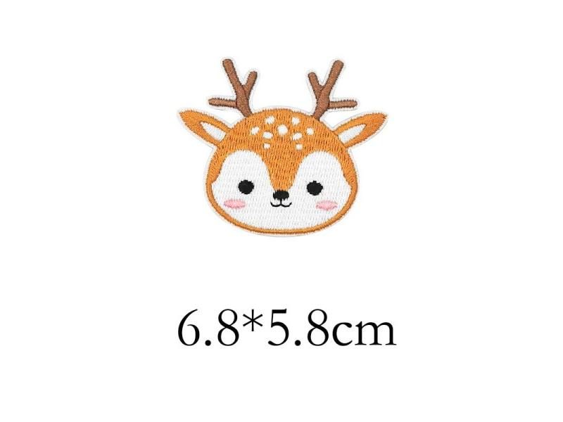 Animal Embroidery Iron-on Patches For Kids Clothing DIY Carousel 1