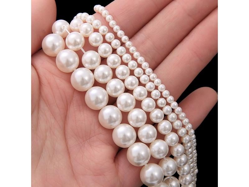 AAA High Quality 3-10mm Round Imitation Pearl Beads For DIY Jewelry Carousel 1