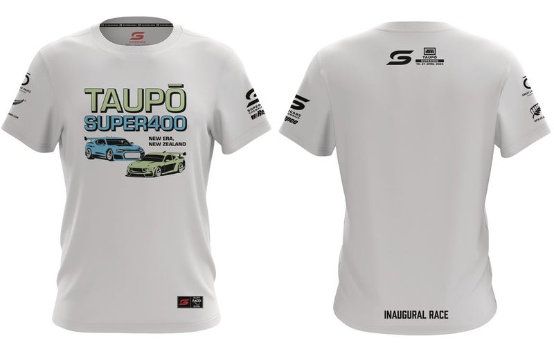 TAUPO SUPER400 KIDS WHITE T-SHIRT Carousel 1