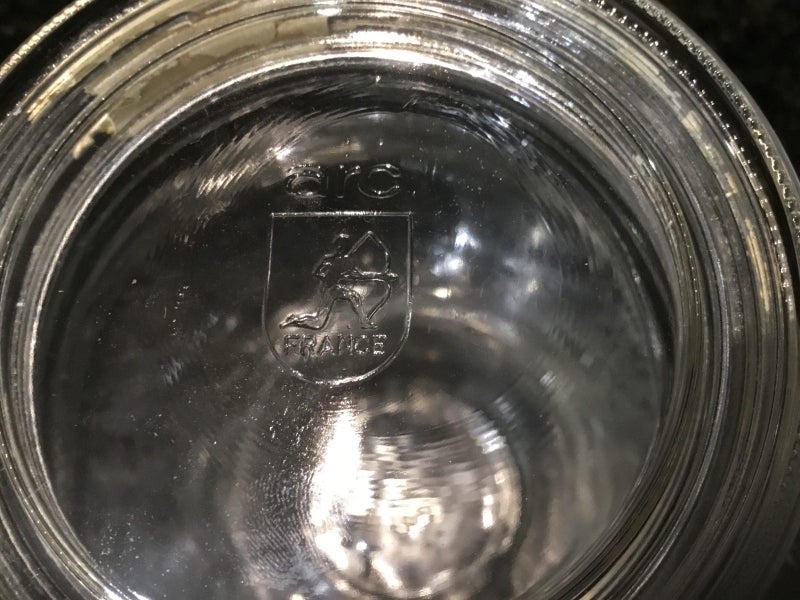2 x Arc Clip Top Glass jars from France Carousel 2