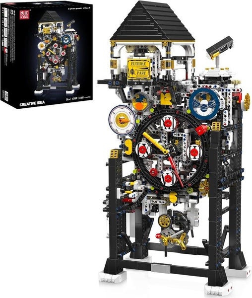 Building Block Set - Mould King CYBERPUNK CLOCK RC Carousel 1