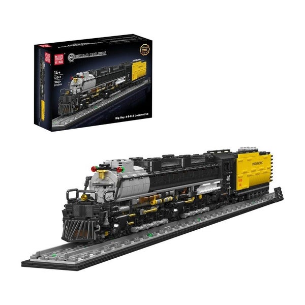 Building Model Kit - Mould King BIG BOY 4-8-8-4 STEAM LOCOMOTIVE TRAIN Carousel 1