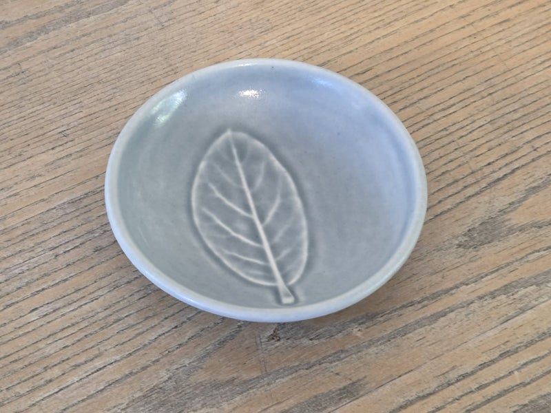 Bob Steiner Ceramics (NZ) Pottery Small Round Dish - Flora Taraire Carousel 1