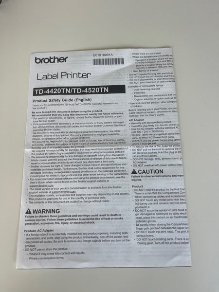 Brother TD-4520TN Label Printer – NZ Post Courier Shopify Carousel 7