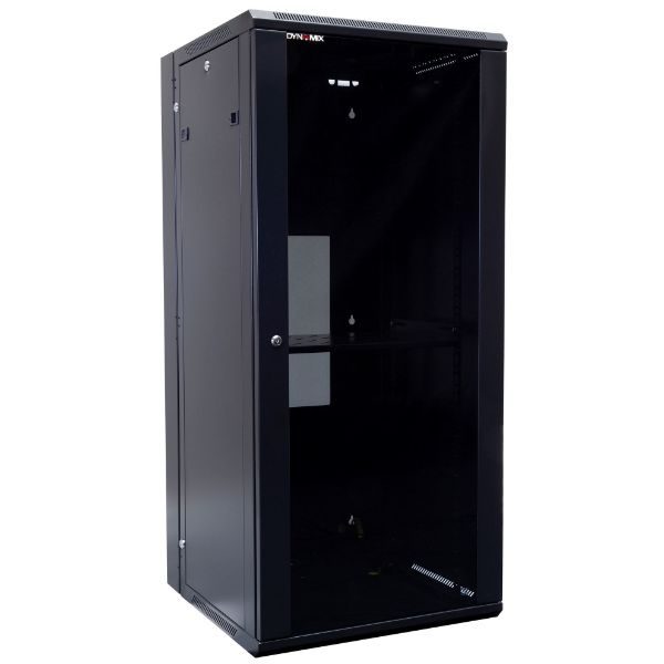 DYNAMIX 27RU 600mm Deep Universal Swing Wall Mount Cabinet. Removable Backmou... Carousel 1