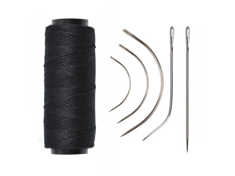 Hair Weave Sewing Thread With Curved Needles For Hand Sewing Carousel 1