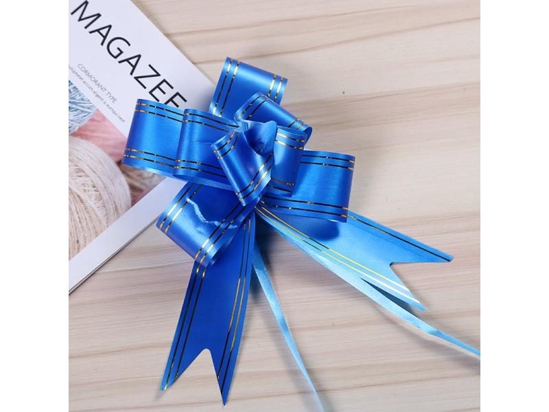 10/20Pcs White Wedding Car Ribbon Bows For Decor Carousel 1