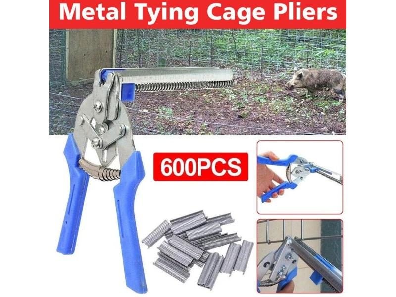 600 Pcs M Clips Staples For Chicken Cage Fencing Clamp Carousel 2