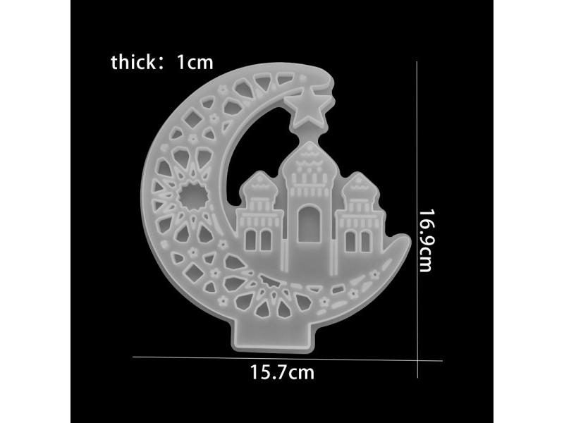 DIY Halloween Castle Resin Mold For Jewelry Making Carousel 1