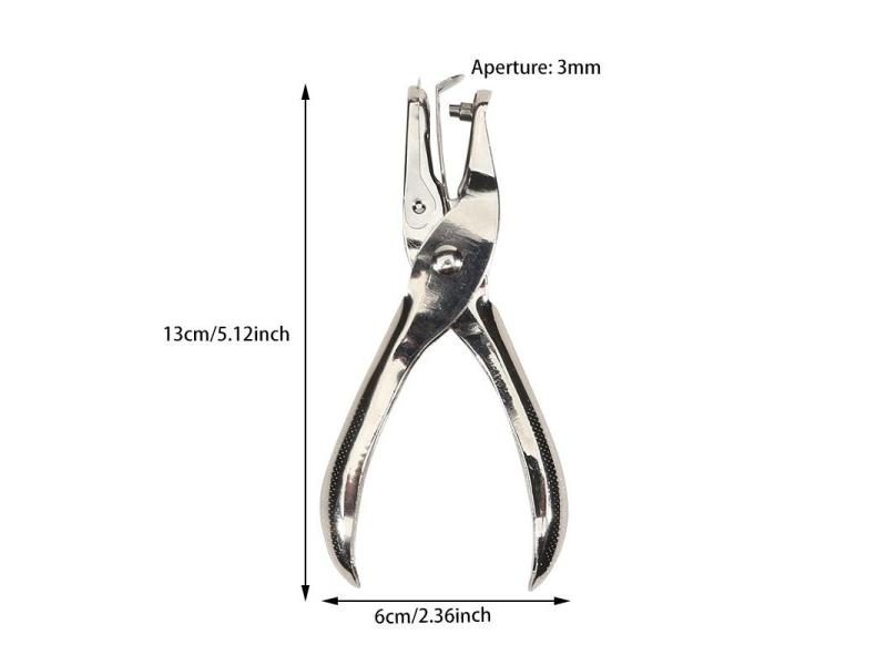 Metal Single Hole Puncher 3mm/6mm Pore Diameter Carousel 1