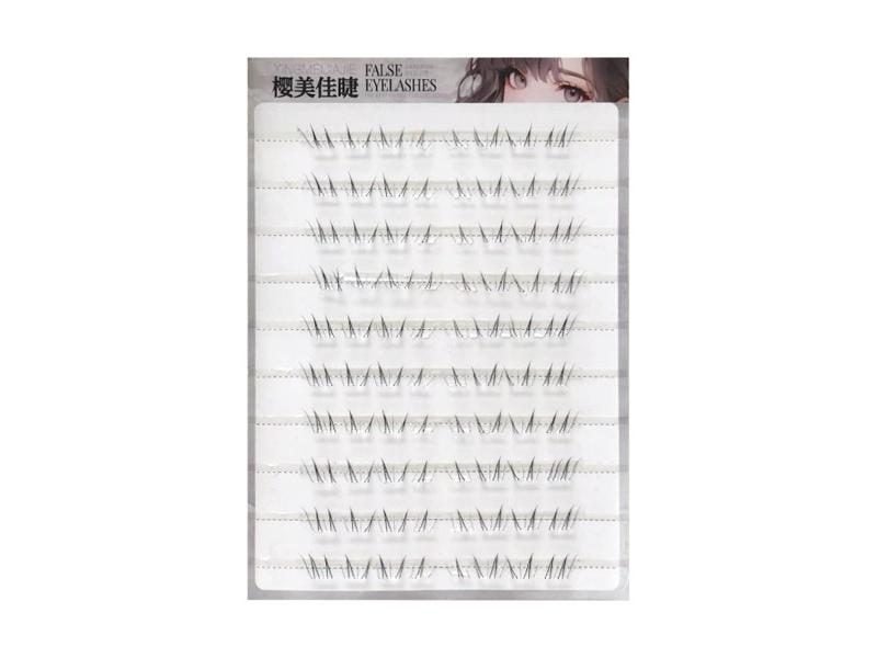 4-6mm C Curl Self-adhesive Lower Eyelash Clusters For Makeup Carousel 1