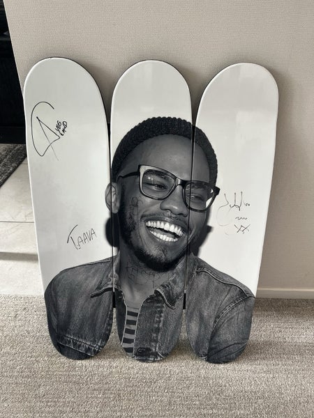 Signed Anderson. Paak Skateboard Print Carousel 1