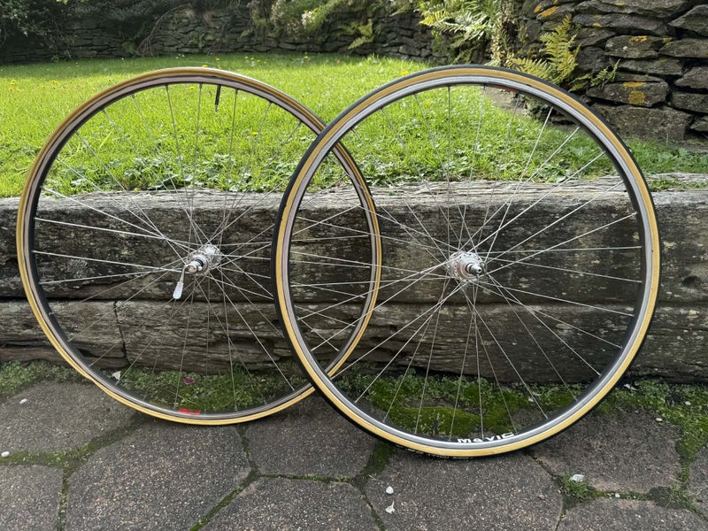 Campagnolo Super Record Hubs + Mavic SSC Tubular Rims & NEW Tyres Carousel 1