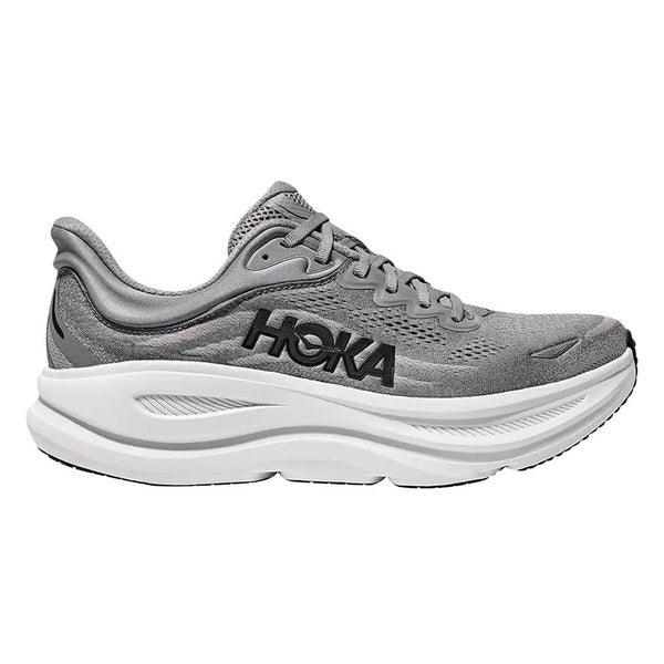 Hoka Men's Bondi 9 Running Shoes (Galactic Grey/Stellar Grey, Size 8.5 US) Carousel 1