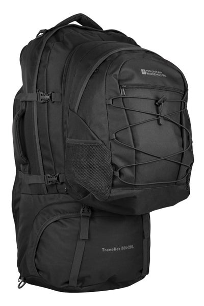 Traveler 60 litre plus 20 litre Backpack Black Carousel 2