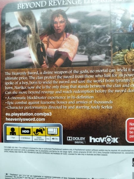 Heavenly Sword PS3 Carousel 3