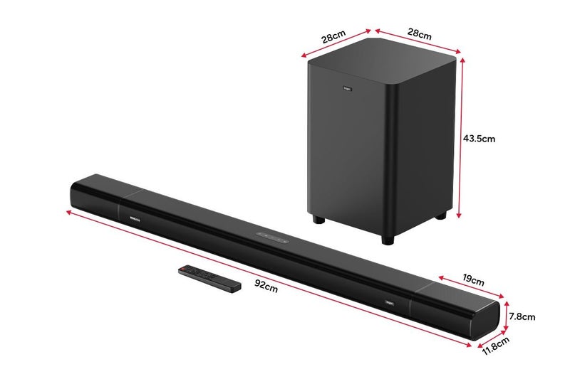 Kogan 7.1.4 Channel Dolby Atmos Soundbar with Detachable Surround Speakers Carousel 16