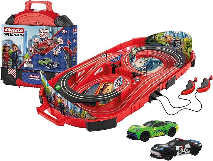 Carrera: Speed Arena Police Chase - Portable Slot Car Set Carousel 1