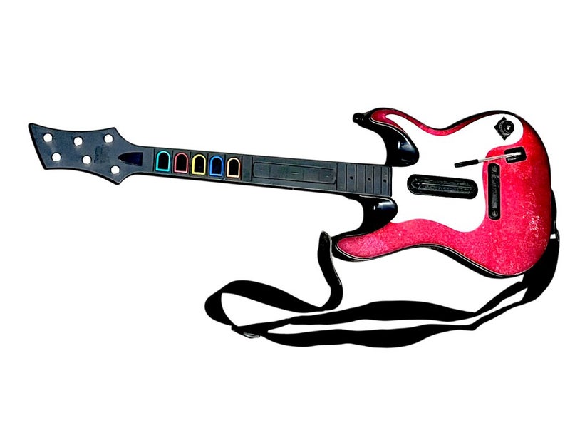 Guitar Hero Wireless Guitar Controller (PS2 / PS3) GOOD COND. No Dongle Carousel 1