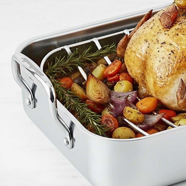 Essteele Stainless Steel Roaster W / Rack 35x25x8cm Carousel 4