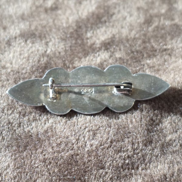 Sterling silver Amethyst brooch Carousel 5