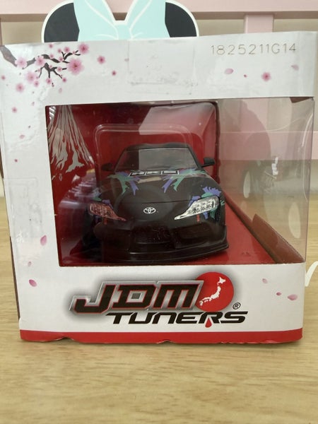Jada 1:24 JDM 2020 Toyota GR Supra HKS Diecast Model Car Black 37023 New In Box Carousel 5