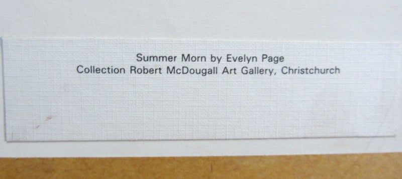 EVELYN PAGE (1899-1988) "SUMMER MORN" - QUALITY FRAMED PRINT - NZ ART ICON Carousel 4