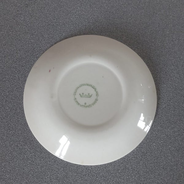 Crown Lynn Double Red Line Hospital Ware Butter Dish Carousel 2