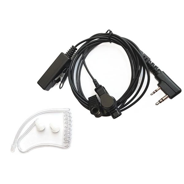 TECHOMAN TM-9C Acoustic 2-Pin Headset Earpiece / Microphone Carousel 1