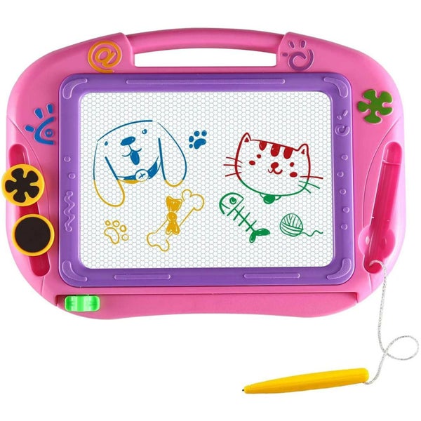 Drawing Doodle Board Gifts Toys Age for 1 2 3 4 Year Old Girl, Drawing Board Carousel 11