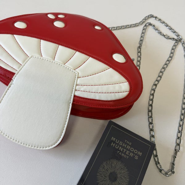 Fun Mushroom Bag and Tarot Card Set