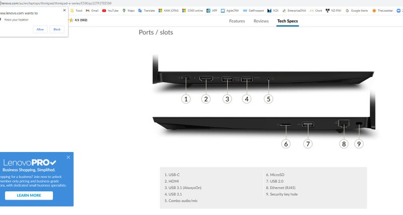 ThinkPad E590 | Professional Powerhouse | 32GB RAM & Docking Station Included Carousel 11