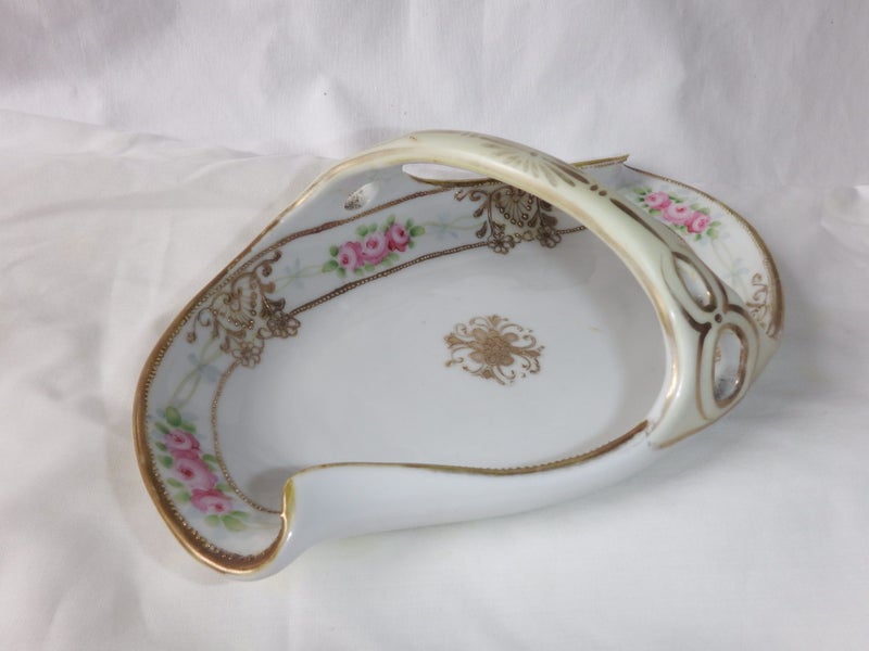 Nippon - I. E. & C. Co Japanese Candy / Sweet Dish Porcelain Carousel 2