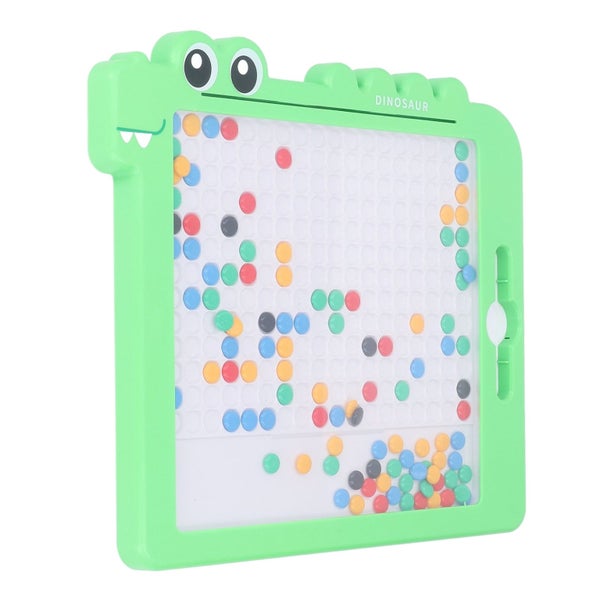 Magnetic Doodle Drawing Board, Dinosaur Magnetic Dot Art Doodle Pad for Toddl Carousel 1