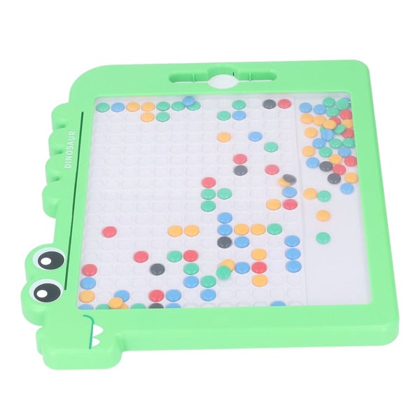 Magnetic Doodle Drawing Board, Dinosaur Magnetic Dot Art Doodle Pad for Toddl Carousel 9
